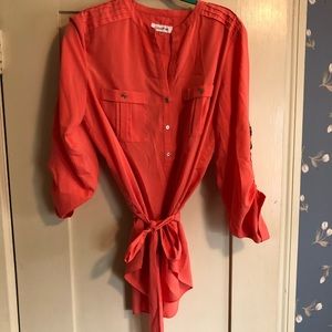 Calvin Klein orange tunic